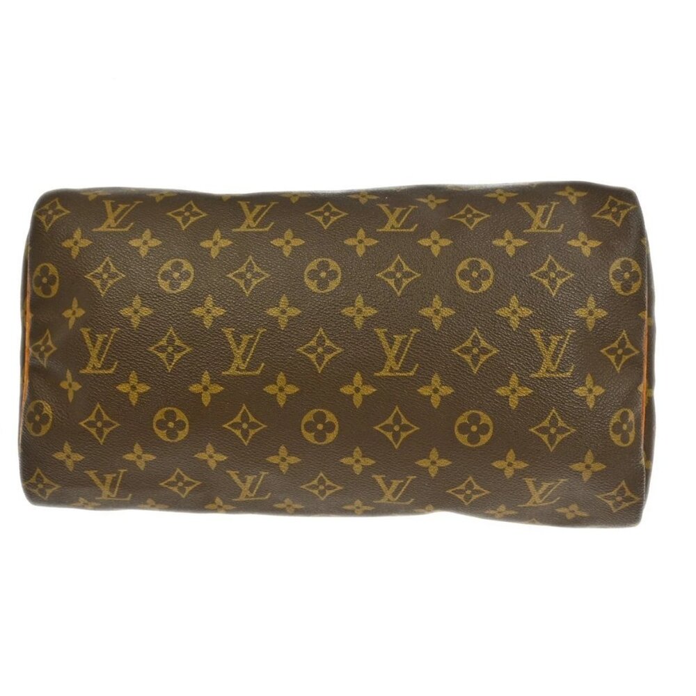 LOUIS VUITTON SPEEDY 35 HANDBAG PURSE MONOGRAM CANVAS M41524 VI864 RQ00225 - Picture 6 of 9